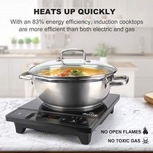 Load image into Gallery viewer, Duxtop Portable Induction Cooktop, Countertop Burner, 1800W, Black