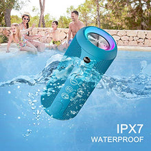 Load image into Gallery viewer, Ortizan Portable Bluetooth Speaker, IPX7 Waterproof Wireless Speaker Blue