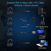 Load image into Gallery viewer, SADES Gaming Headset Headphone for 708GT, Black, Blue black
