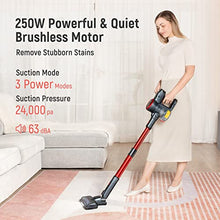 Load image into Gallery viewer, Fabuletta 10-in-1 Cordless Vacuum Cleaner - 24Kpa 250W Brushless Motor Red