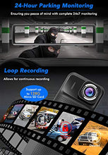 Load image into Gallery viewer, PORMIDO Mirror Dash Cam Backup Camera 12&quot; Full Screen Rear View