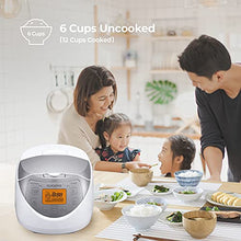 Load image into Gallery viewer, Cuckoo CR-0632F 6 Cup Micom Rice Cooker and Warmer, 10 Menu White/Silver