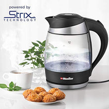 Load image into Gallery viewer, Mueller Premium 1500W Electric Kettle with SpeedBoil Tech, 1.8 Medium, Black