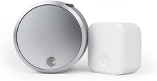 Load image into Gallery viewer, August Smart Lock Pro + Connect Hub - Wi-Fi for 100, Silver