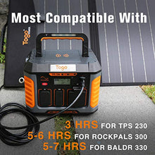 Load image into Gallery viewer, Togo Power 120W Portable Foldable Solar Panel Charger for