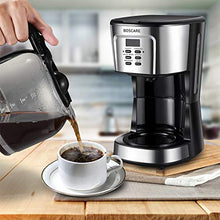 Load image into Gallery viewer, BOSCARE programmable coffee maker,2-12 Cup Drip Coffee maker, Mini Coffee...