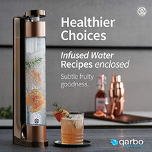 Load image into Gallery viewer, TWENTY39 - qarbo Sparkling Water Maker and Fruit Infuser - Matte-Black