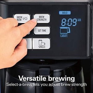 Hamilton Beach FlexBrew Trio Coffee Maker, 2-Way Single Serve & Black, Black
