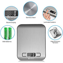 Load image into Gallery viewer, Etekcity Food Kitchen Scale, Gifts for Cooking, Small, 304 Stainless Steel