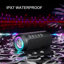 Load image into Gallery viewer, Ortizan Portable Bluetooth Speaker, IPX7 Waterproof Wireless Speaker Black