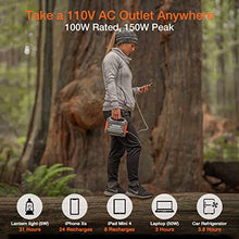 Load image into Gallery viewer, AIMTOM Portable Solar Generator, 42000mAh 155Wh Power Station,