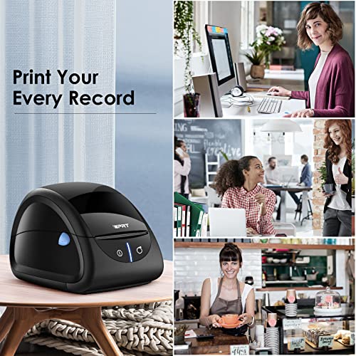 iDPRT Label Printer - 2022 Thermal 10.47 x 6.81 x 6.57 inches, Black