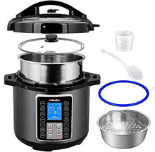 Load image into Gallery viewer, Mueller UltraPot 6Q Pressure Cooker Instant Crock 10 in 1 Pot with Slate Gray