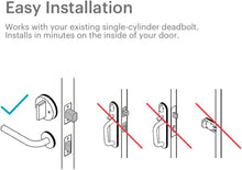 Load image into Gallery viewer, August Smart Lock Pro + Connect Hub - Wi-Fi for 100, Silver