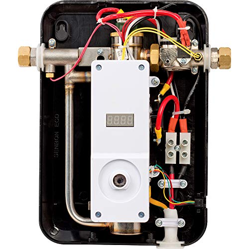 EcoSmart 8 KW Electric Tankless Water Heater, 8 at 240 12 x 8 x 4, White