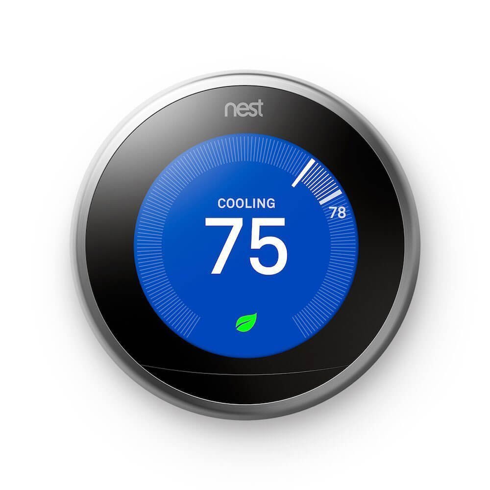 Nest (T3007ES) Learning Thermostat, Easy Temperature Control for Every Room...