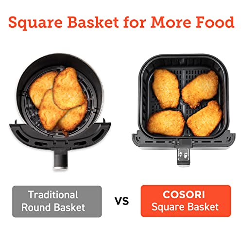 COSORI Pro II Air Fryer Oven Combo, 5.8QT Max Xl Large Cooker 5.8 QT, BLACK