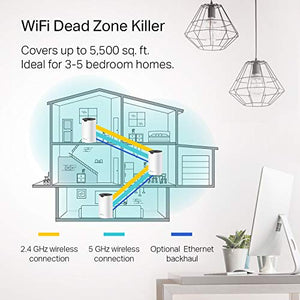 TP-Link Deco Mesh WiFi System (Deco S4) – Up to 5,500 Sq.ft. Coverage, White