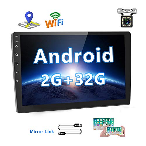 [2G+32G] Upgrade Hikity Double Din Android Car Stereo 10.1 Inch Touch 2G+32G
