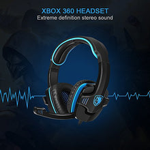 Load image into Gallery viewer, SADES Gaming Headset Headphone for 708GT, Black, Blue black