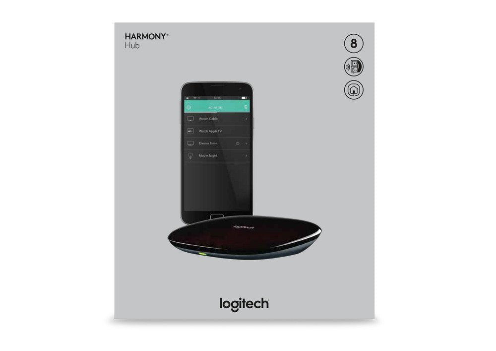 Logitech Harmony Hub for Control of 8 Home Entertainment Devices, Works with...