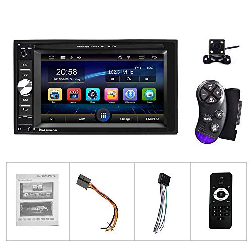 UNITOPSCI Car Multimedia Player - Double Din, Bluetooth Audio and Calling,...