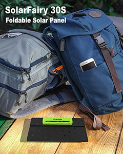 Topsolar SolarFairy 30S Foldable Solar Panel 30W Portable Battery Charger...