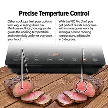 Load image into Gallery viewer, NUWAVE Pro Chef Induction Cooktop, NSF-Certified Pic Chef, Black