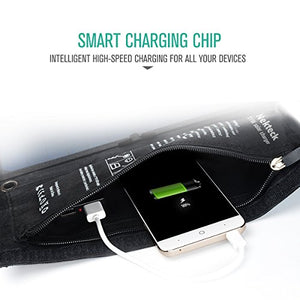 Nekteck 21W Portable Solar Panel Charger, Waterproof Camping Gear Solar...