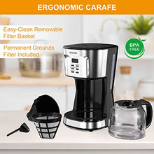 Load image into Gallery viewer, BOSCARE 12-Cup Programmable Coffee Maker: Drip Maker, Mini B