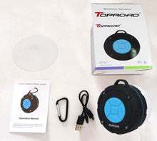 Load image into Gallery viewer, [2019 Version] Portable Shower Speaker,TOPROAD IPX7 Waterproof Wireless...