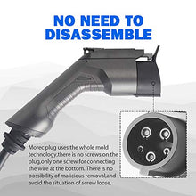 Load image into Gallery viewer, Morec 40Amp EV Charger Level 2 NEMA14-50 220V-240V Portable PCD040, with LCD