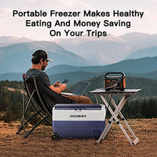Load image into Gallery viewer, 【Upgraded】BODEGA 12 Volt Refrigerator, Portable Freezer, Car 53 Quart, blue