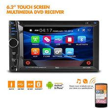 Load image into Gallery viewer, XO Vision 6.2&quot; Car Stereo Receiver | Double DIN Digital LCD Touchscreen Black