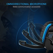 Load image into Gallery viewer, SADES Gaming Headset Headphone for 708GT, Black, Blue black