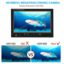 Load image into Gallery viewer, Fishing Camera, Anysun Underwater Camera with DVR 9 9&#39;&#39; 30m/100ft+DVR