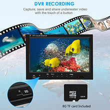 Load image into Gallery viewer, Fishing Camera, Anysun Underwater Camera with DVR 9 9&#39;&#39; 30m/100ft+DVR
