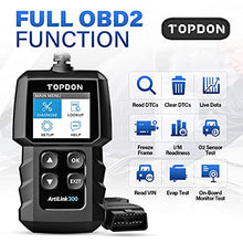 Load image into Gallery viewer, OBD2 Scanner, Code Reader TOPDON AL300 All ArtiLink 300, Black