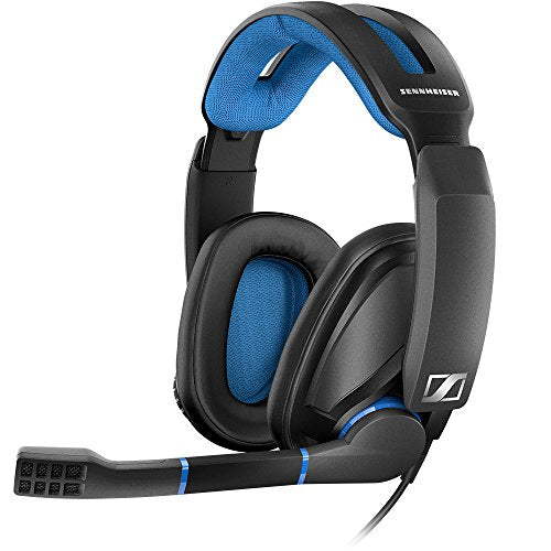Sennheiser GSP 300 - Closed Back Gaming Headset for PC, Mac, Black and Blue