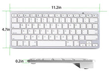 Load image into Gallery viewer, OMOTON Ultra-Slim Bluetooth Keyboard Compatible with 2018 iPad Pro White