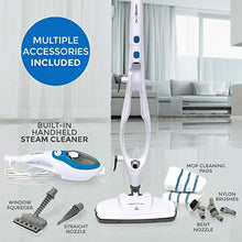 Load image into Gallery viewer, PurSteam Steam Mop Cleaner 10-in-1 with Convenient Mop, White
