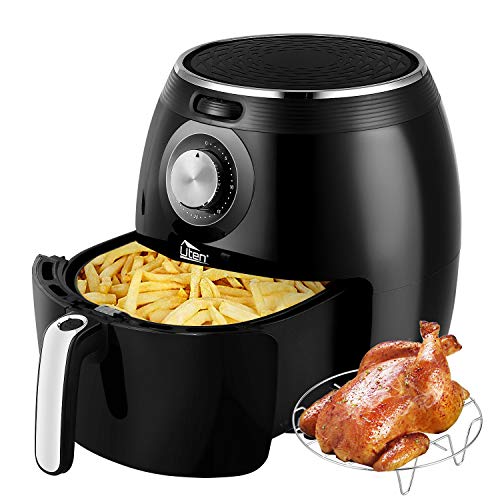 Air Fryer XL, 5.8 QT Electric Hot With Temperature Control A-Black