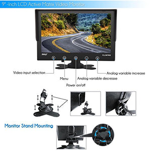 Upgraded 2017 Backup Rear View Car Truck Camera & Monitor 0 inches, Black