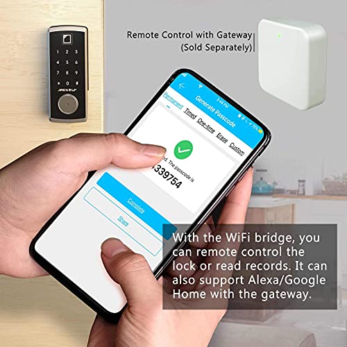 Ardwolf A70 Keyless Entry Bluetooth Dead-Bolt Door Lock with Silver