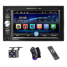 Load image into Gallery viewer, UNITOPSCI Car Multimedia Player - Double Din, Bluetooth Audio and Calling,...