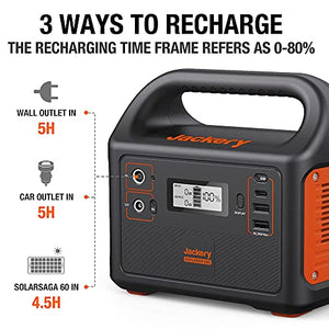 Jackery Portable Power Station Explorer 160, 167Wh Lithium Battery Black