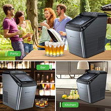 Load image into Gallery viewer, Dreamiracle Ice Maker Machine for L 15.75×W 9.69×H 16.93 in, Black