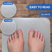 Load image into Gallery viewer, INEVIFIT Bathroom Scale, Highly Accurate Digital 1 Count (Pack of 1), Silver