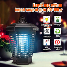 Load image into Gallery viewer, Electric Bug Zapper, Indoor and Outdoor Mosquito Zappers 4200V Black