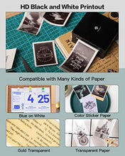 Load image into Gallery viewer, Phomemo M02 Mini Pocket Printer- Portable Bluetooth 3.3x3.3x1.6&#39;&#39;, Black
